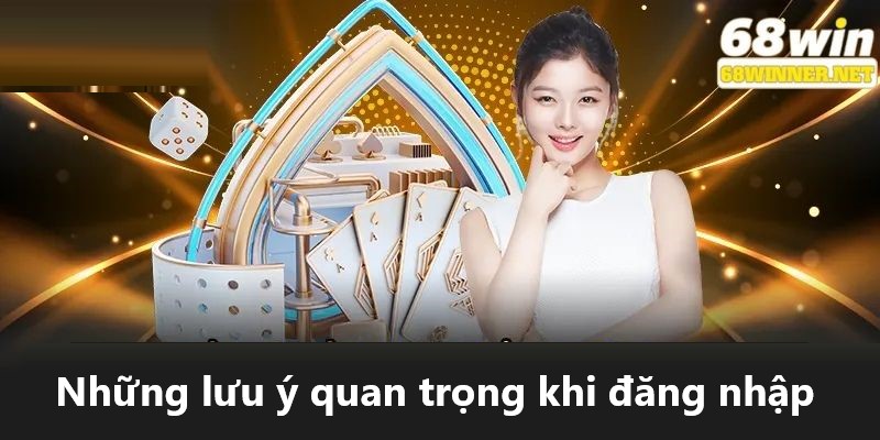 Lưu ý quan trọng trước khi thực hiện đăng nhập vào website